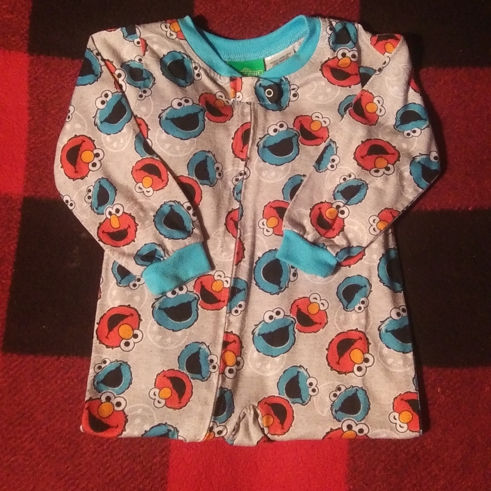 Sesame Street onesie jammie 3T